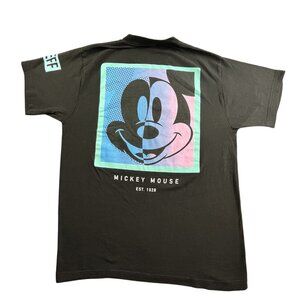 Disney Collection By NEFF Shirt Men's Medium Black Short Sleeve Mickey Mouse